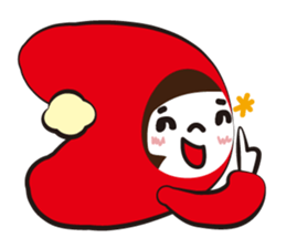 The child who puts on a cowl sticker #1097092