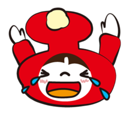 The child who puts on a cowl sticker #1097094