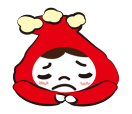 The child who puts on a cowl sticker #1097102