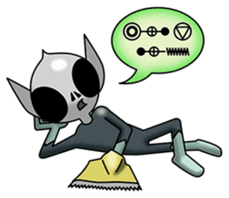 Translate an extraterrestrial's words. sticker #1097351