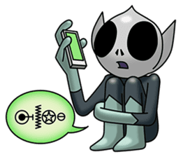 Translate an extraterrestrial's words. sticker #1097353