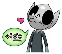 Translate an extraterrestrial's words. sticker #1097356