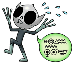 Translate an extraterrestrial's words. sticker #1097360