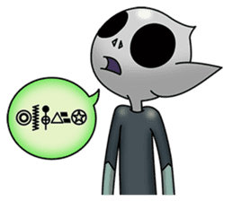 Translate an extraterrestrial's words. sticker #1097362