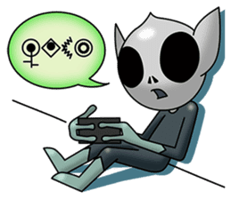 Translate an extraterrestrial's words. sticker #1097363