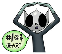 Translate an extraterrestrial's words. sticker #1097367