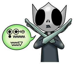 Translate an extraterrestrial's words. sticker #1097368