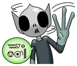 Translate an extraterrestrial's words. sticker #1097369