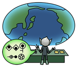 Translate an extraterrestrial's words. sticker #1097375