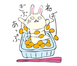 Rabbit, Cat and Panda on and off sticker #1097953