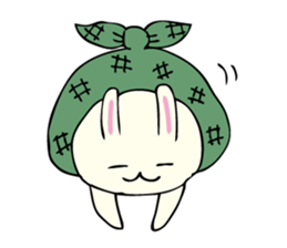 Rabbit, Cat and Panda on and off sticker #1097955