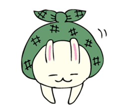 Rabbit, Cat and Panda on and off sticker #1097955