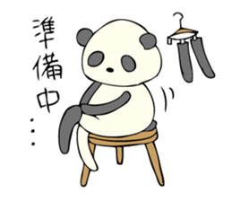 Rabbit, Cat and Panda on and off sticker #1097957