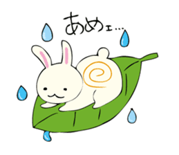 Rabbit, Cat and Panda on and off sticker #1097959