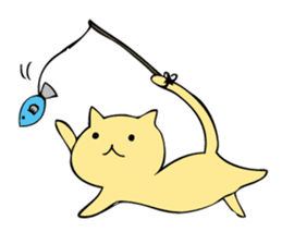 Rabbit, Cat and Panda on and off sticker #1097962