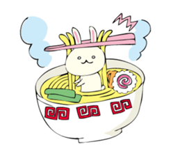 Rabbit, Cat and Panda on and off sticker #1097964