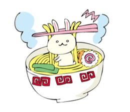 Rabbit, Cat and Panda on and off sticker #1097964