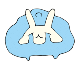 Rabbit, Cat and Panda on and off sticker #1097972