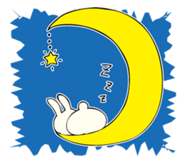 Rabbit, Cat and Panda on and off sticker #1097976