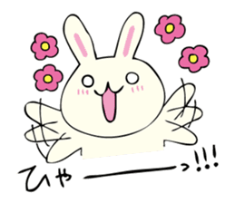 Rabbit, Cat and Panda on and off sticker #1097984