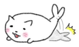 Cat Seal Sticker sticker #1098028