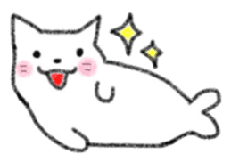 Cat Seal Sticker sticker #1098031