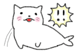 Cat Seal Sticker sticker #1098037