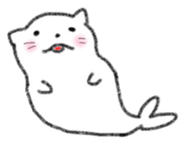 Cat Seal Sticker sticker #1098042