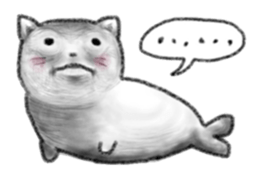 Cat Seal Sticker sticker #1098044