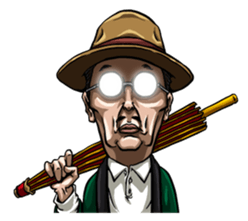 a Japanese uncle sticker #1098181