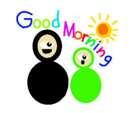 Big eye sticker #1098396