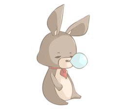 Girl & Animal sticker #1098438