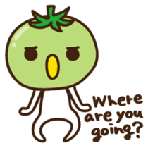 Tomato child English version sticker #1098948