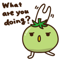 Tomato child English version sticker #1098949