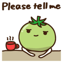 Tomato child English version sticker #1098950