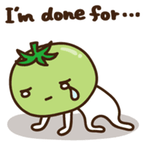 Tomato child English version sticker #1098951