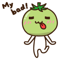 Tomato child English version sticker #1098952