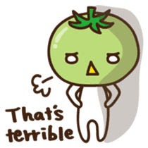 Tomato child English version sticker #1098959
