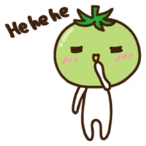 Tomato child English version sticker #1098960