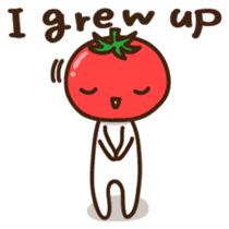 Tomato child English version sticker #1098964