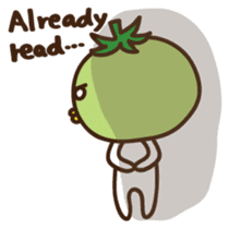 Tomato child English version sticker #1098967