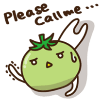 Tomato child English version sticker #1098968