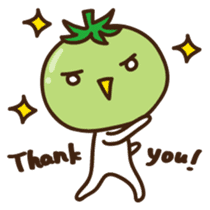 Tomato child English version sticker #1098982