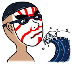 Mr.Kumadori sticker #1099500