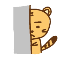 "chibi"tiger sticker sticker #1099849