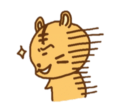 "chibi"tiger sticker sticker #1099856