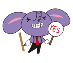 Daily Animal businessman sticker #1099941