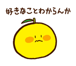 Hassaku orange & Lemon Sticker [No.3] sticker #1100188
