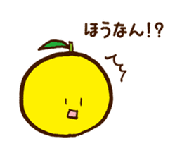 Hassaku orange & Lemon Sticker [No.3] sticker #1100195