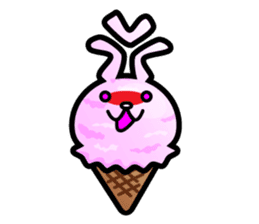 Rabbit Icecream sticker #1100234